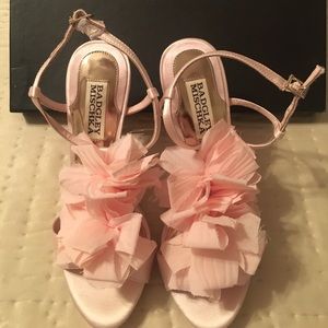 Badgley Mischka Satin Heels